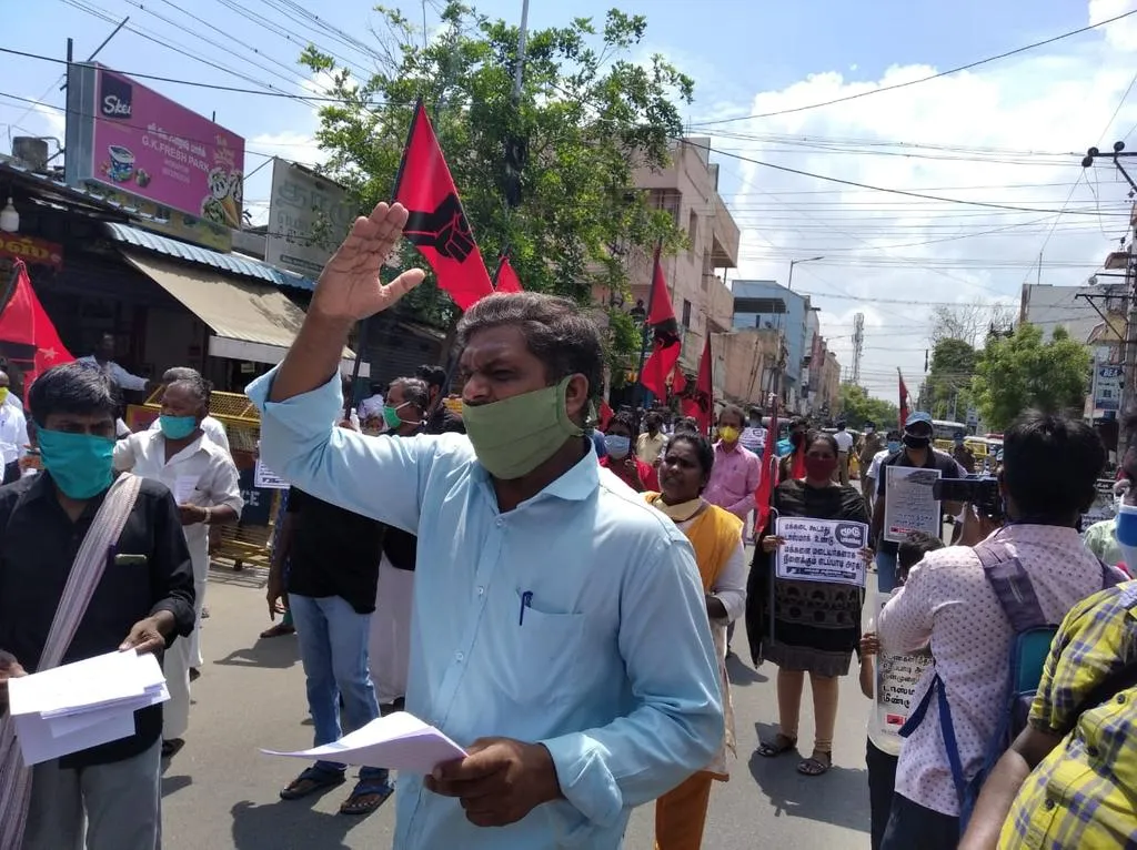  Struggle against bar opening in Trichy